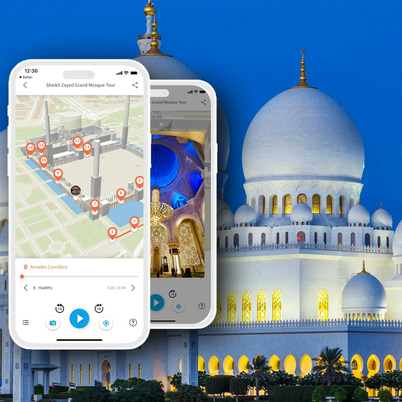 Audio Guide App to Sheikh Zayed Grand Mosque by TouringBee - Photo 1 of 14